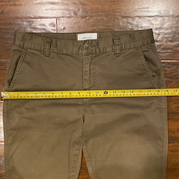 Current/Elliot Olive Green Straight Leg Pants Women's Size 28 - Picture 10 of 14